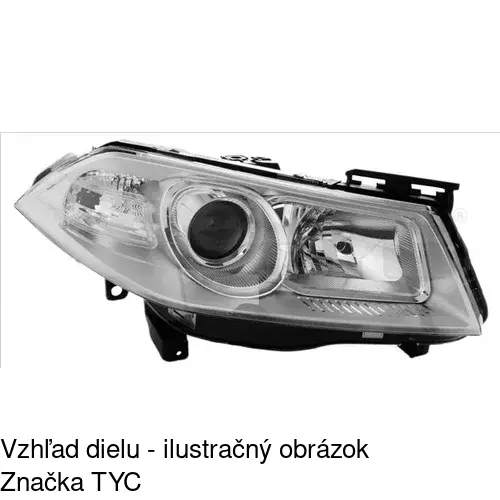 Hlavný reflektor 6013103E /POLCAR/ - obr. 3