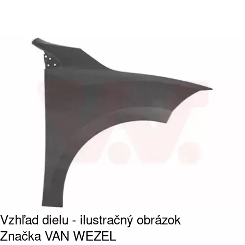 Predný blatník 601402 /POLCAR/ - obr. 1