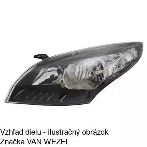Hlavný reflektor 6014093E /POLCAR/ - obr. 4