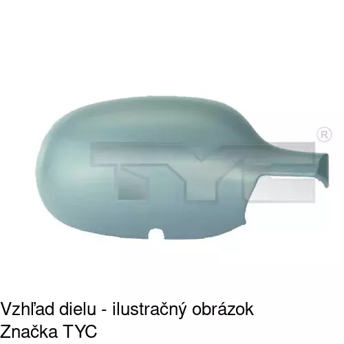 Vonkajšie zrkadlo 6015524M /POLCAR/ - obr. 4
