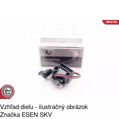 Ovládače klimatizácie 6015KST3X /POLCAR/ - obr. 2