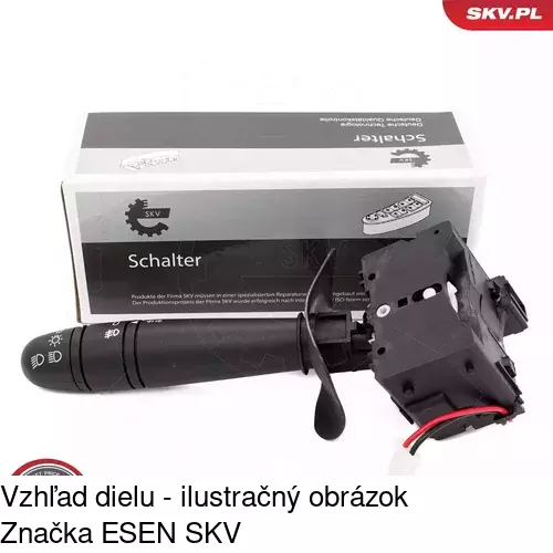 Združený prepínač 6015PZS5 /POLCAR/ - obr. 1