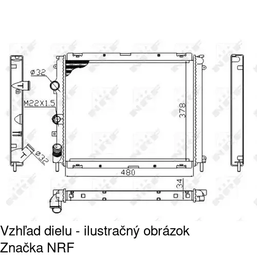 Chladiče vody 601608-1 /POLCAR/ - obr. 1