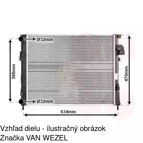 Chladiče vody 602608-1 /POLCAR/ - obr. 5