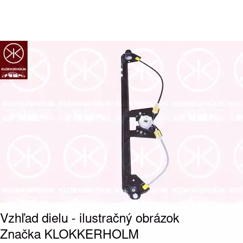 Elektrický mechanizmus okna dverí 6026PSE2 /POLCAR/ - obr. 1