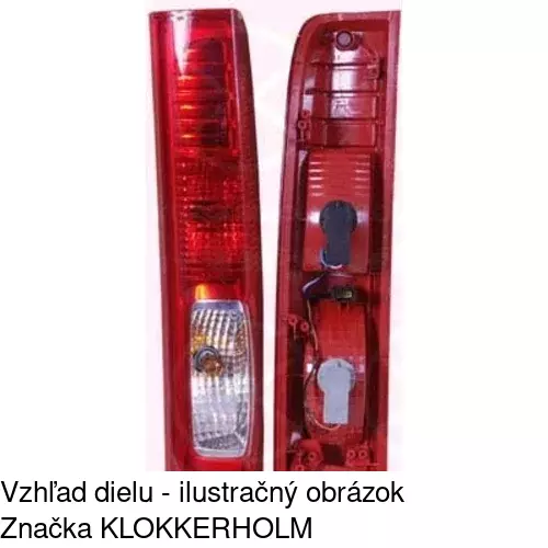 Zadné svetlo 6027880E /POLCAR/ - obr. 2