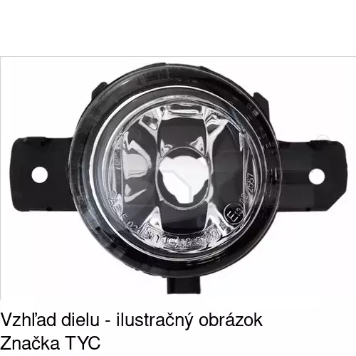 Hmlové svetlo - predné POLCAR 6037300E