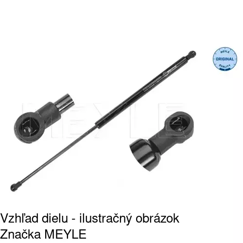 Plynová pružina 6037AB2D /POLCAR/ - obr. 2