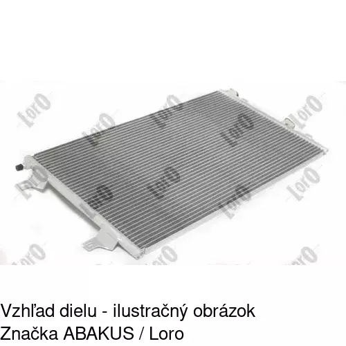 Chladiče klimatizácie 6037K8C2 /POLCAR/ - obr. 1