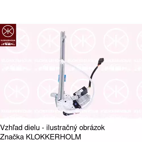 Elektrický mechanizmus okna dverí 6037PSE4 /POLCAR/ - obr. 1
