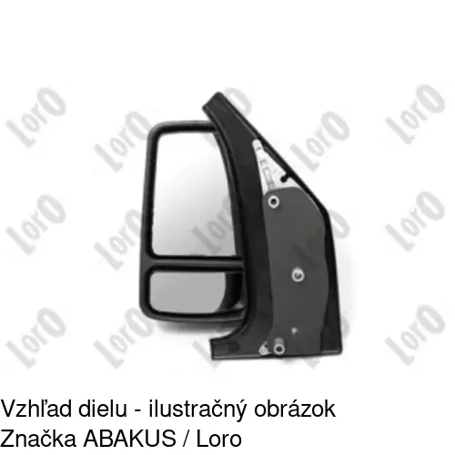 Vonkajšie zrkadlo 6041521E /POLCAR/ - obr. 4
