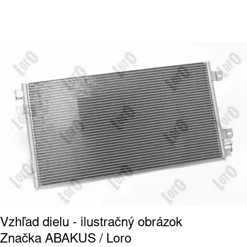 Chladiče klimatizácie 6041K82X /POLCAR/ - obr. 1