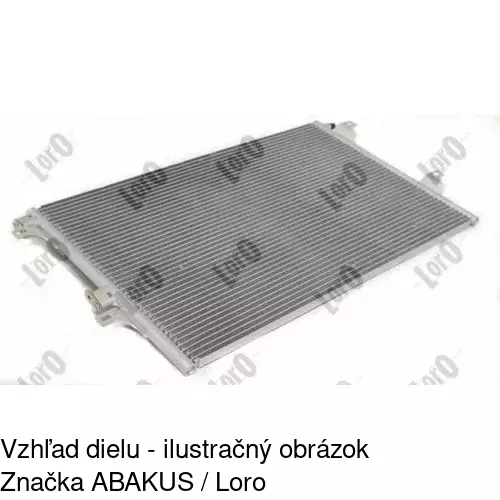 Chladiče klimatizácie 6052K8C2 /POLCAR/ - obr. 1