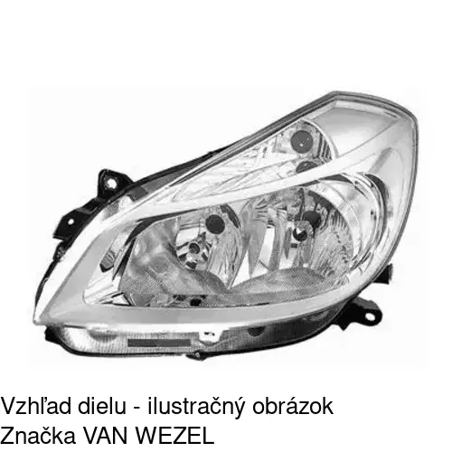 Hlavný reflektor 6055097V /POLCAR/ - obr. 4