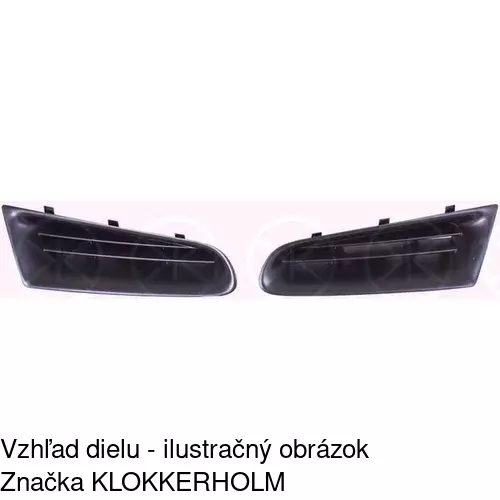 Kryt v nárazníku POLCAR 605527-5