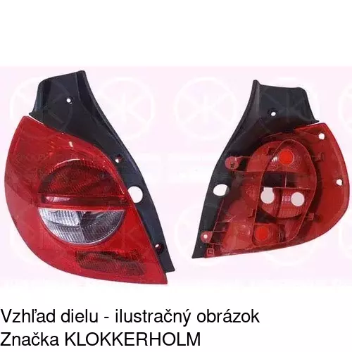 Zadné svetlo 6055870E /POLCAR/ - obr. 1