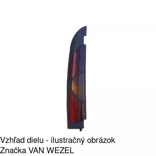 Zadné svetlo 6060871E /POLCAR/ - obr. 1