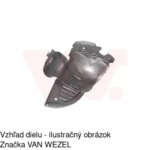 Podblatník (plast) 6060FL2X /POLCAR/ - obr. 3