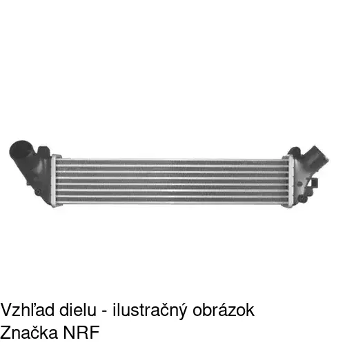 Chladiče vzduchu (Intercoolery) 6060J8-2 /POLCAR/ - obr. 1