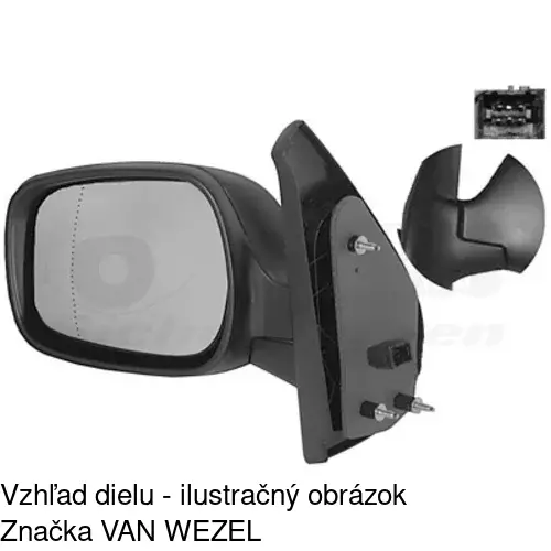 Vonkajšie zrkadlo 6061514M /POLCAR/ - obr. 5