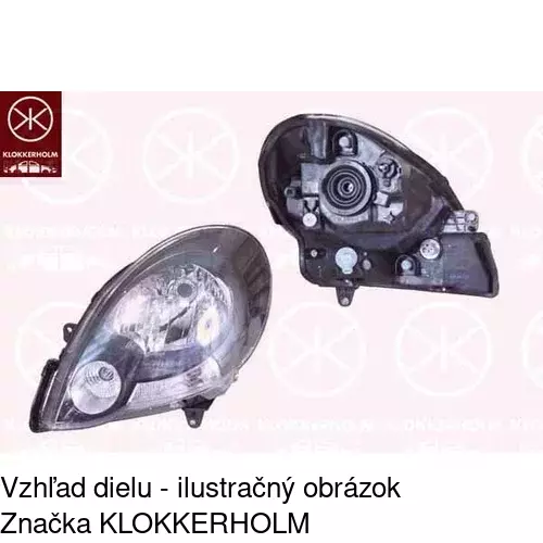 Hlavný reflektor 6062092E /POLCAR/ - obr. 3