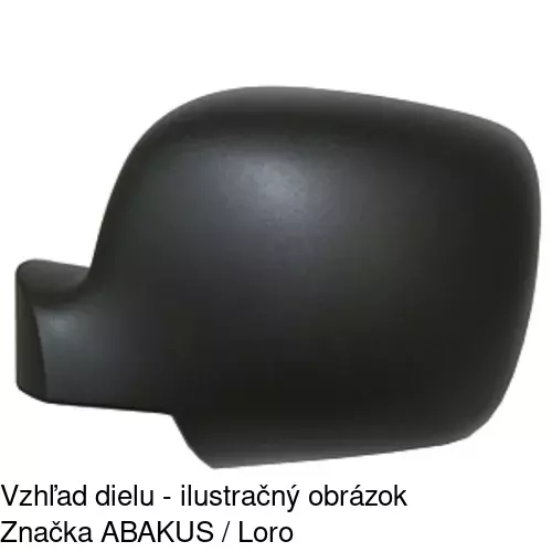 Rám vonkajšieho zrkadla 606254TM /POLCAR/ - obr. 2