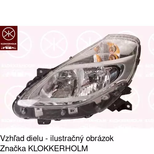 Hlavný reflektor 606410-E /POLCAR/ - obr. 4