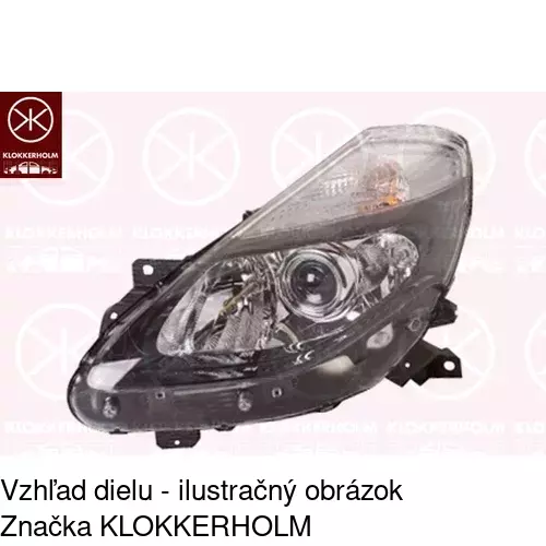 Hlavný reflektor 6064102E /POLCAR/ - obr. 2