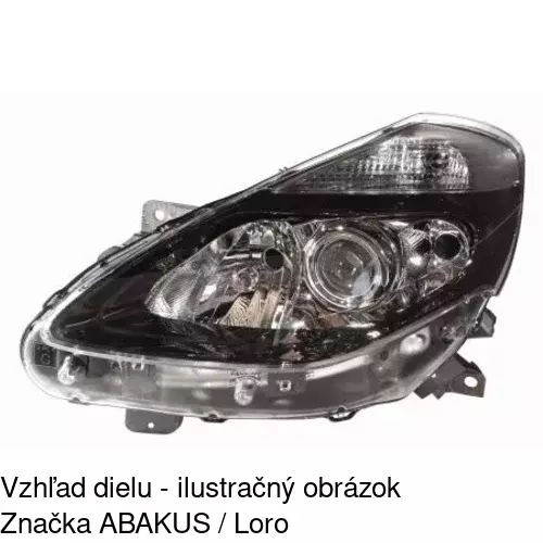 Hlavný reflektor 6064102E /POLCAR/ - obr. 4