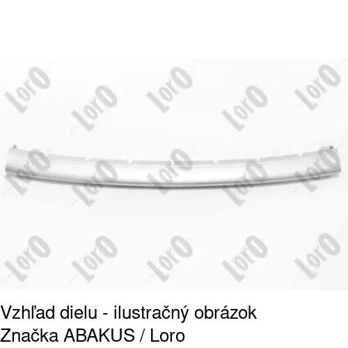 Lišta masky 60642711 /POLCAR/ - obr. 1