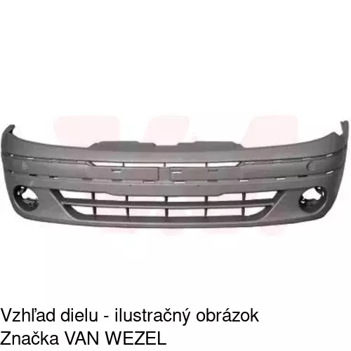 Predný nárazník POLCAR 607007-2