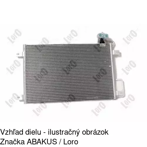 Chladiče klimatizácie 6070K8C1S /POLCAR/ - obr. 2