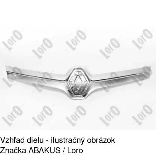 Lišta nárazníka POLCAR 60730754
