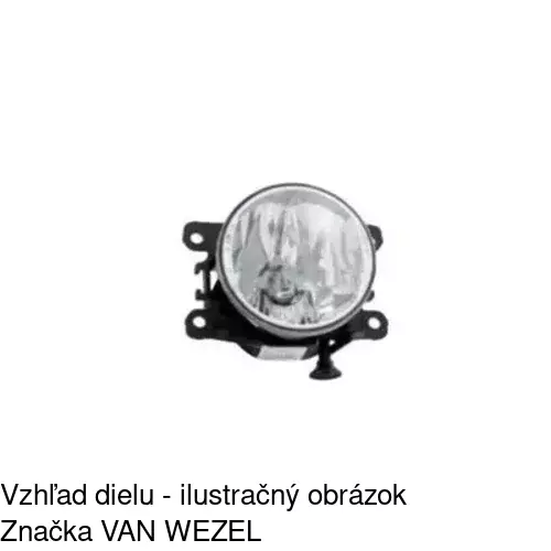 Hmlové svetlo - predné 60B129-V /POLCAR/ - obr. 5