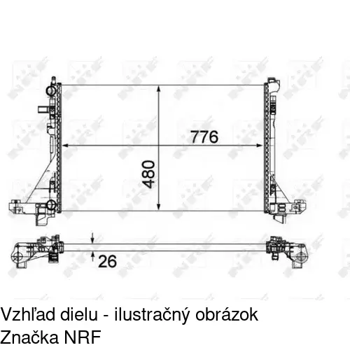 Chladiče vody POLCAR 60N1083X