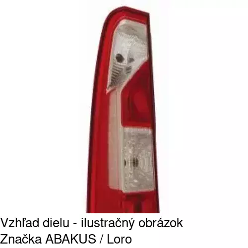 Zadné svetlo 60N187-E /POLCAR/ - obr. 2