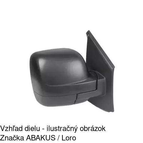 Vonkajšie zrkadlo 60N2524M /POLCAR/ - obr. 5