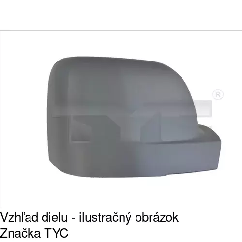 Rám vonkajšieho zrkadla 60N254PM /POLCAR/ - obr. 1