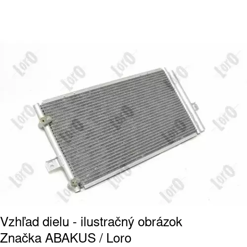 Chladiče klimatizácie 6375K8C1 /POLCAR/ - obr. 1