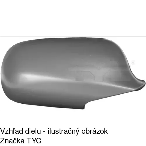 Rám vonkajšieho zrkadla 652355PM /POLCAR/ - obr. 1