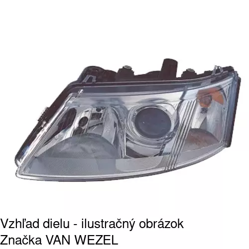 Hlavný reflektor 6530090E /POLCAR/ - obr. 4