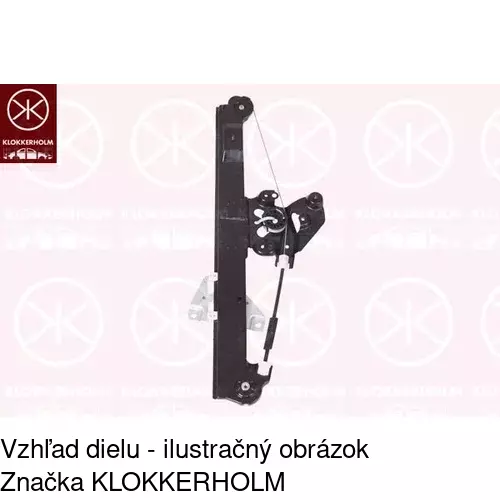 Elektrický mechanizmus okna dverí 6530PSE2 /POLCAR/ - obr. 1