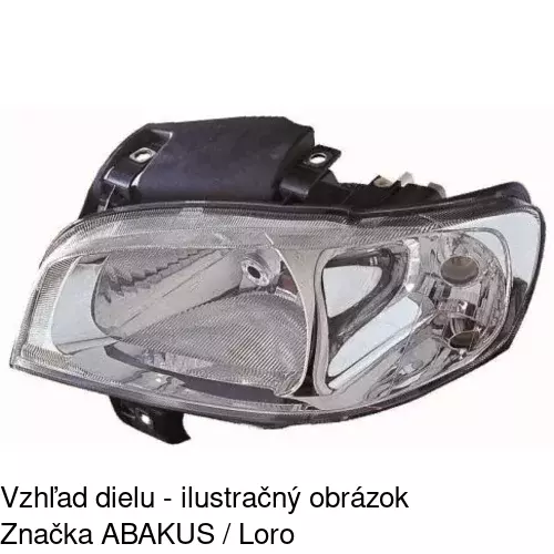 Hlavný reflektor 671409-E /POLCAR/ - obr. 2