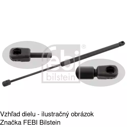 Plynová pružina 6720ABD /POLCAR/ - obr. 1