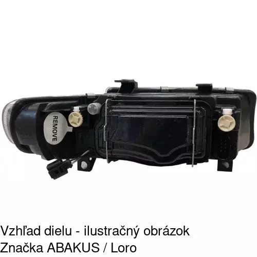 Hlavný reflektor 672210-E /POLCAR/ - obr. 2
