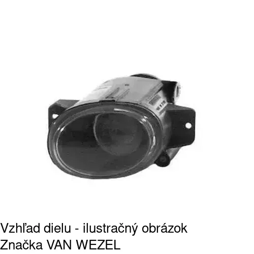 Hmlové svetlo - predné 672230-V /POLCAR/ - obr. 3