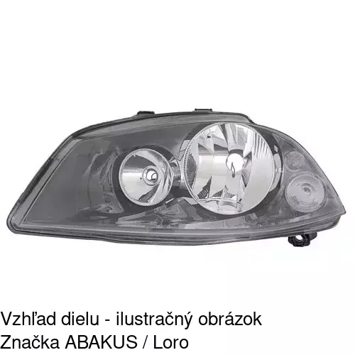 Hlavný reflektor 6730091E /POLCAR/ - obr. 1