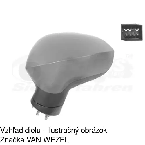 Vonkajšie zrkadlo 6732514M /POLCAR/ - obr. 2