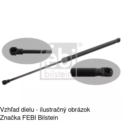 Plynová pružina 6732AB /POLCAR/ - obr. 1