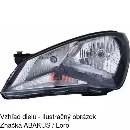 Hlavný reflektor 67A109-E /POLCAR/ - obr. 1